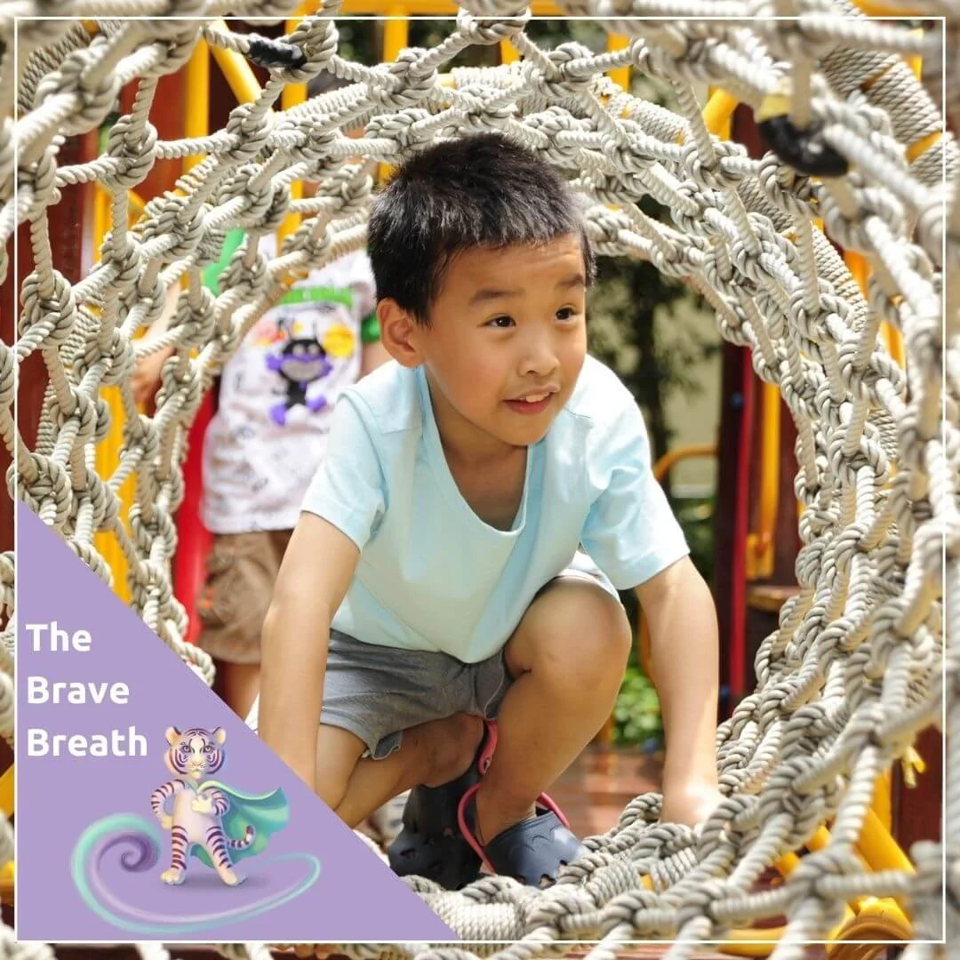 My Friend Breath Superhero Breathing pattern for when a child feels anxious and needs to be brave