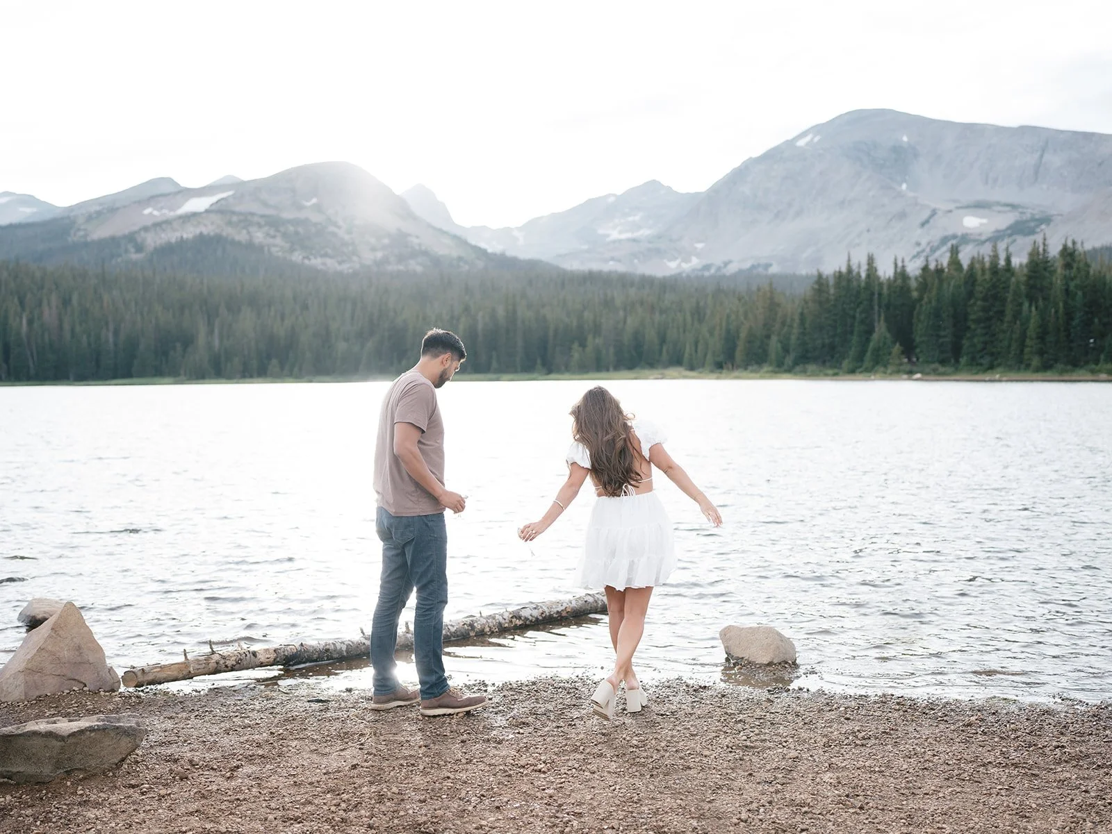Brainard Lake Engagement Photos | Rachael + Felipe