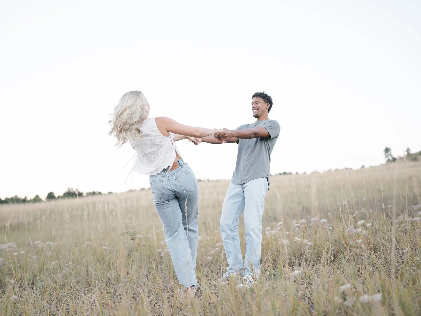 Chautauqua Park Engagement Photos | Abbie + Gabriel