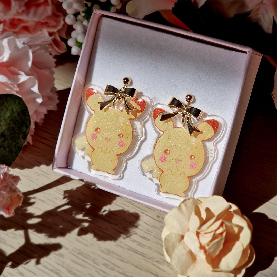 JPxBranchii Collab Pikachu Studs 2.jpg