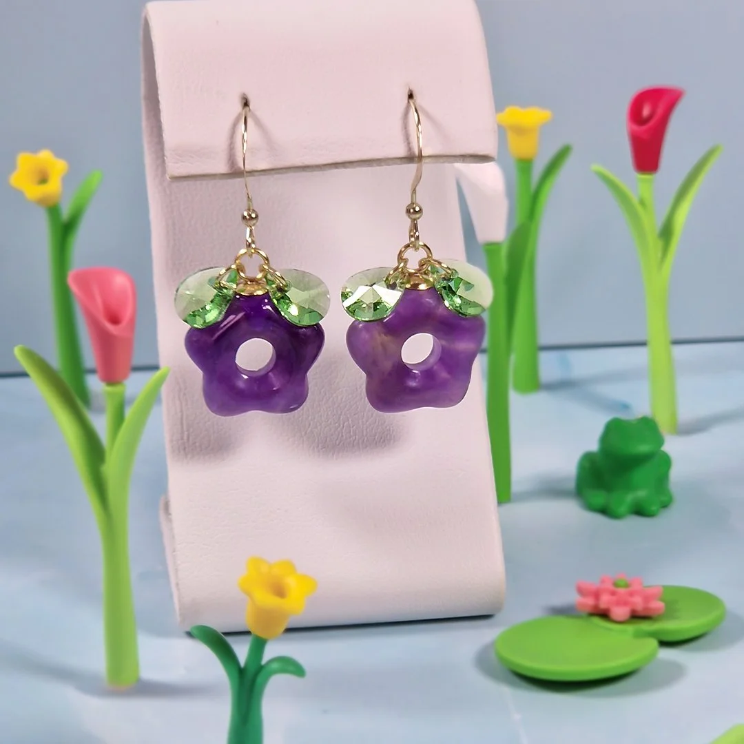 Stardrop Earrings 💜🌱