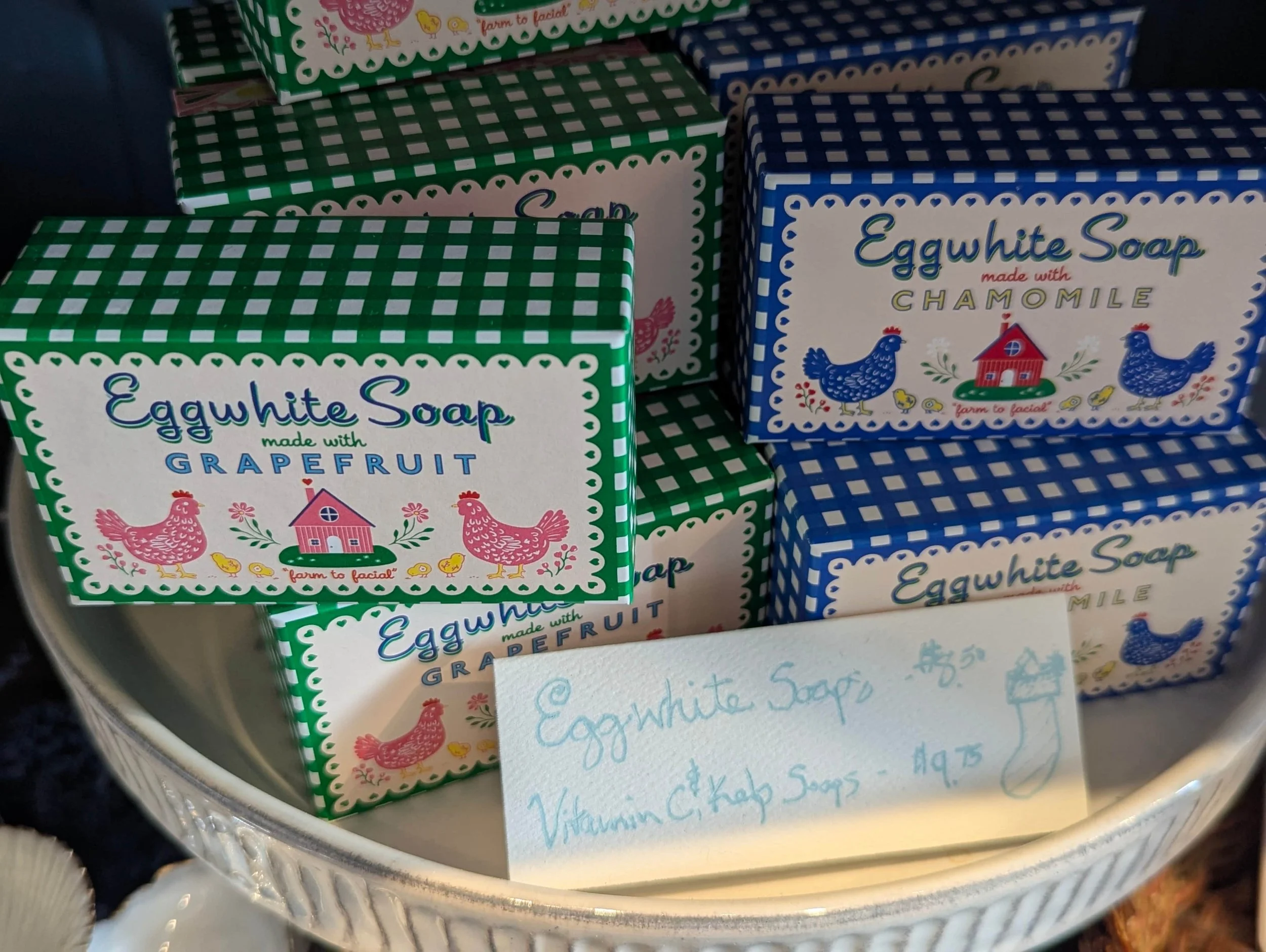 Eggwhite Soap Bars
