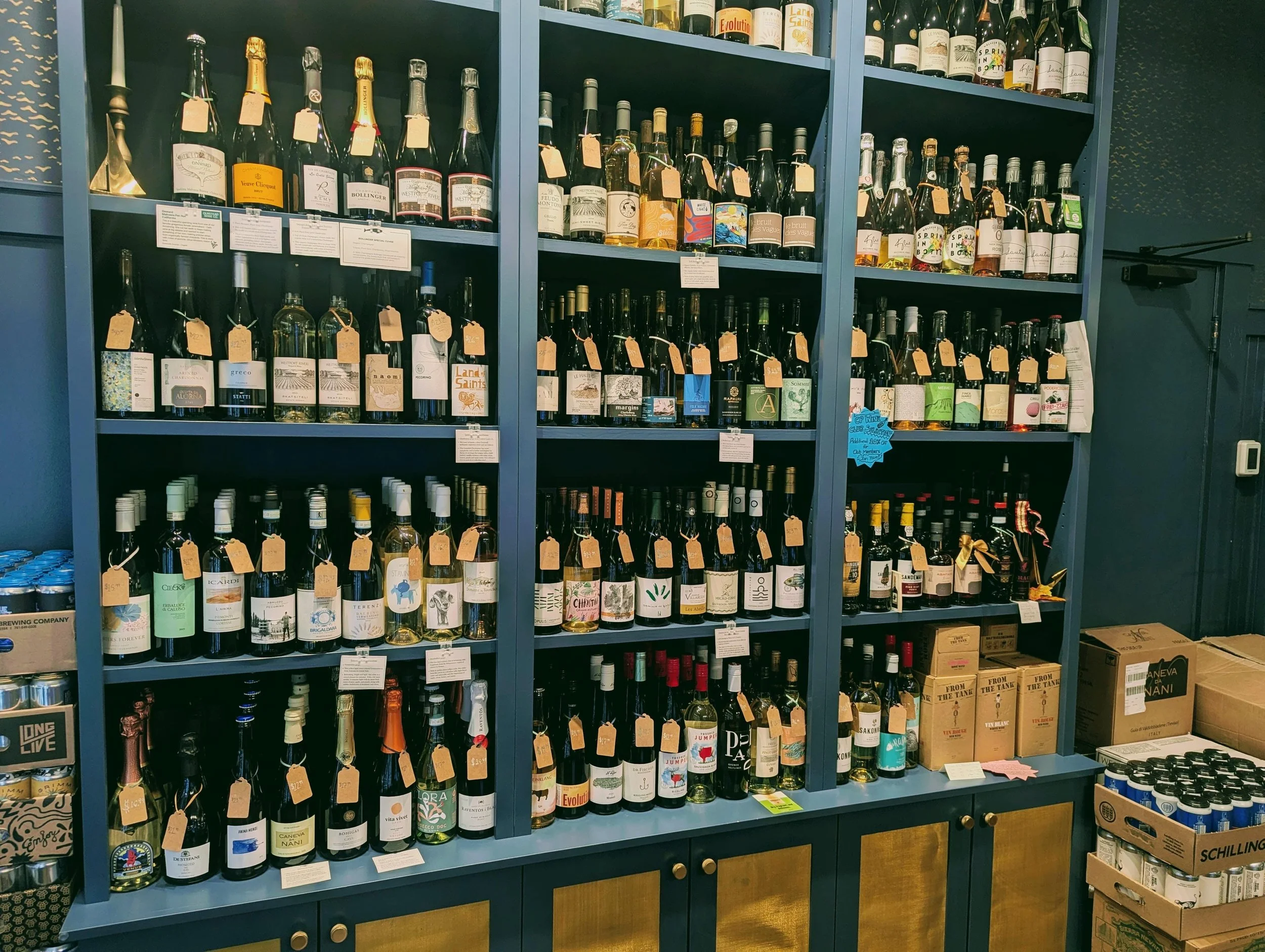 wine at Coastal Provisions New Bedford