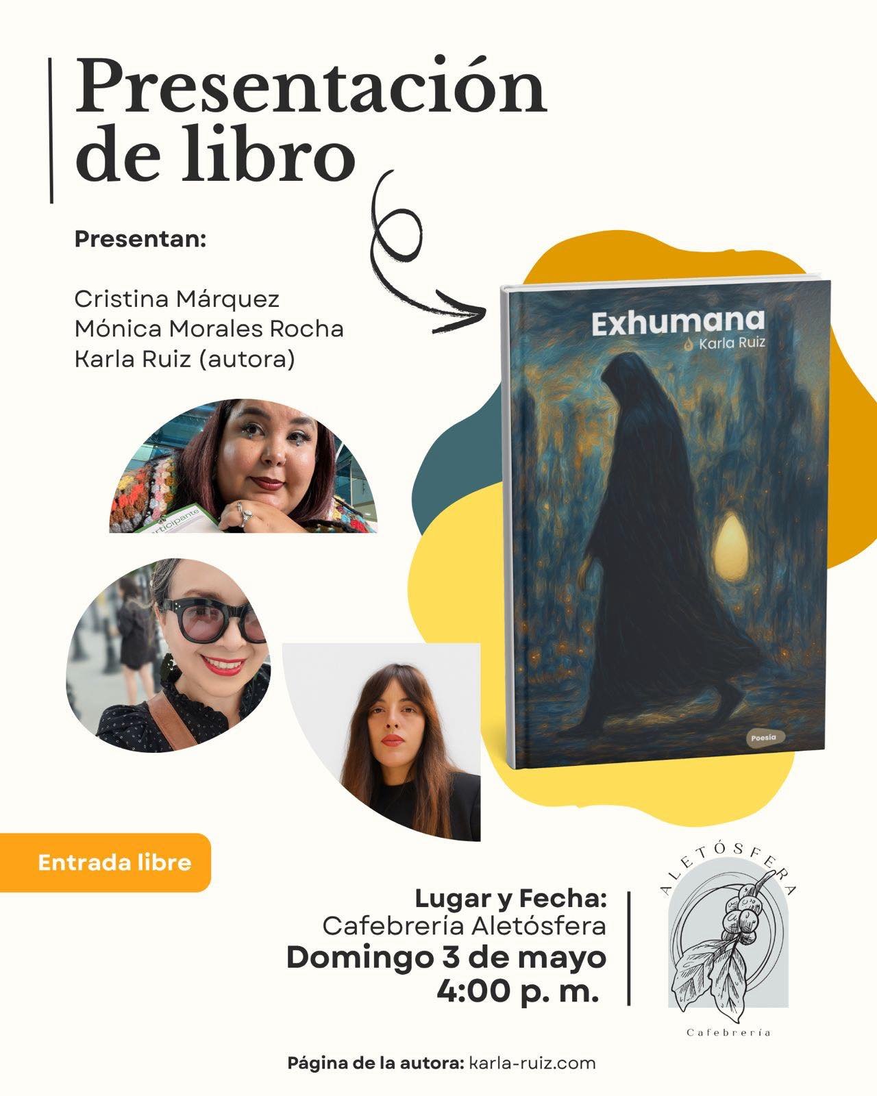 «Exhumana» de Karla Ruiz | Presentación editorial