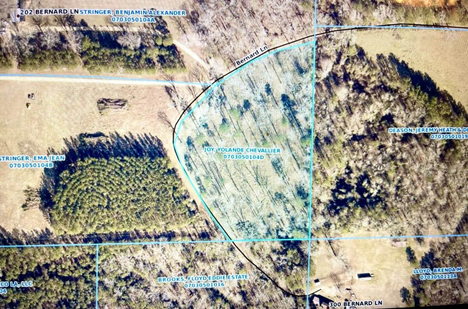 (SOLD) NPN Bernard Ln., Trout, LA 71371 $60,000