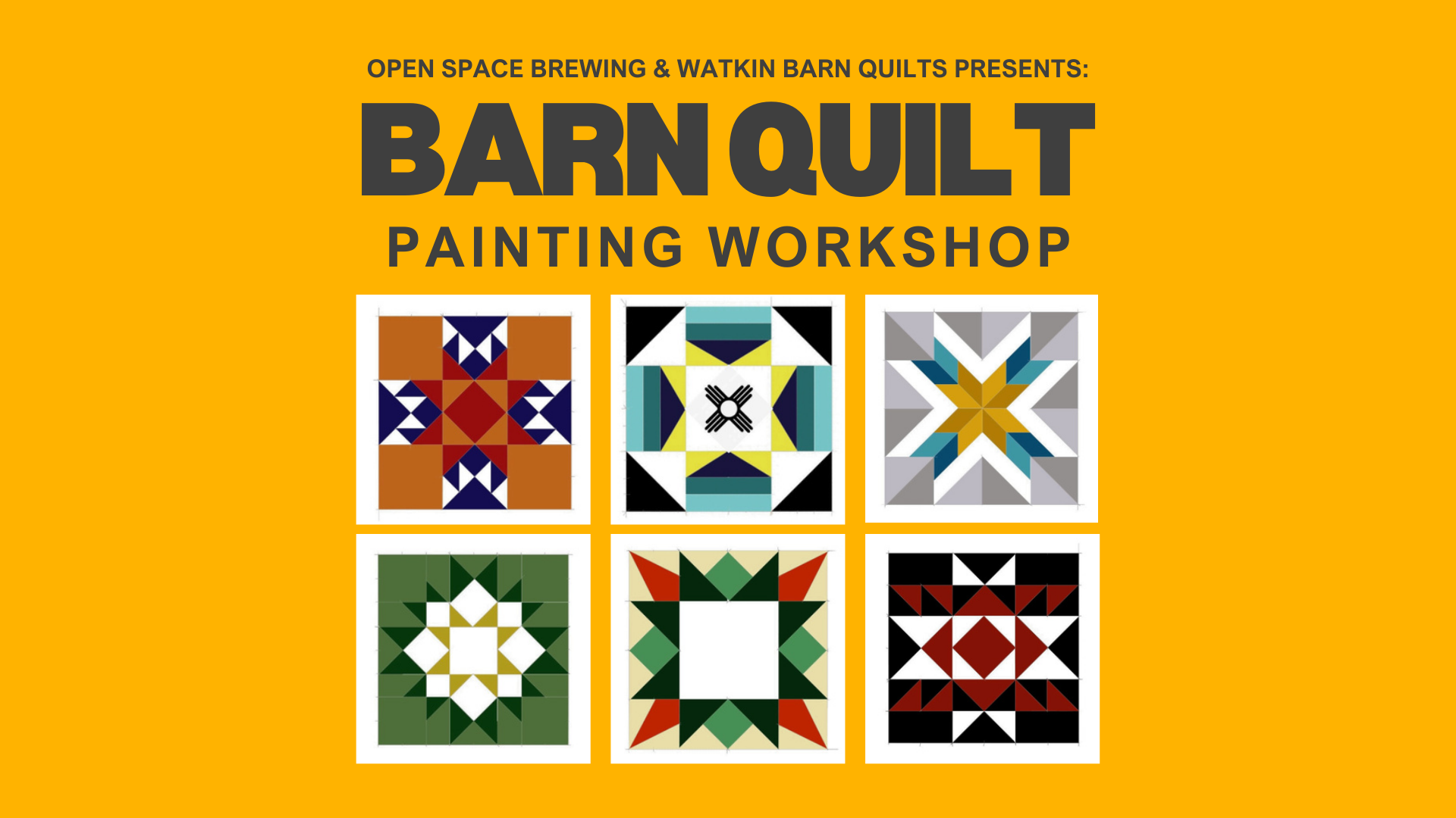 Barn Quilt Painting Workshop