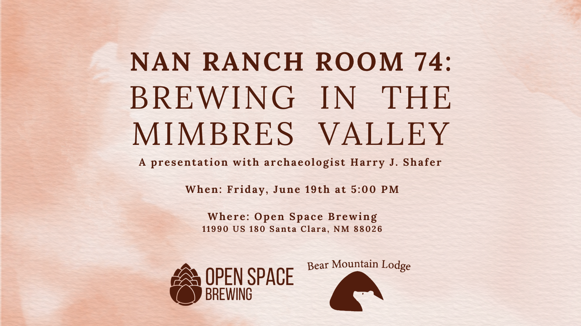 NAN Ranch Room 74: Brewing in the Mimbres Valley