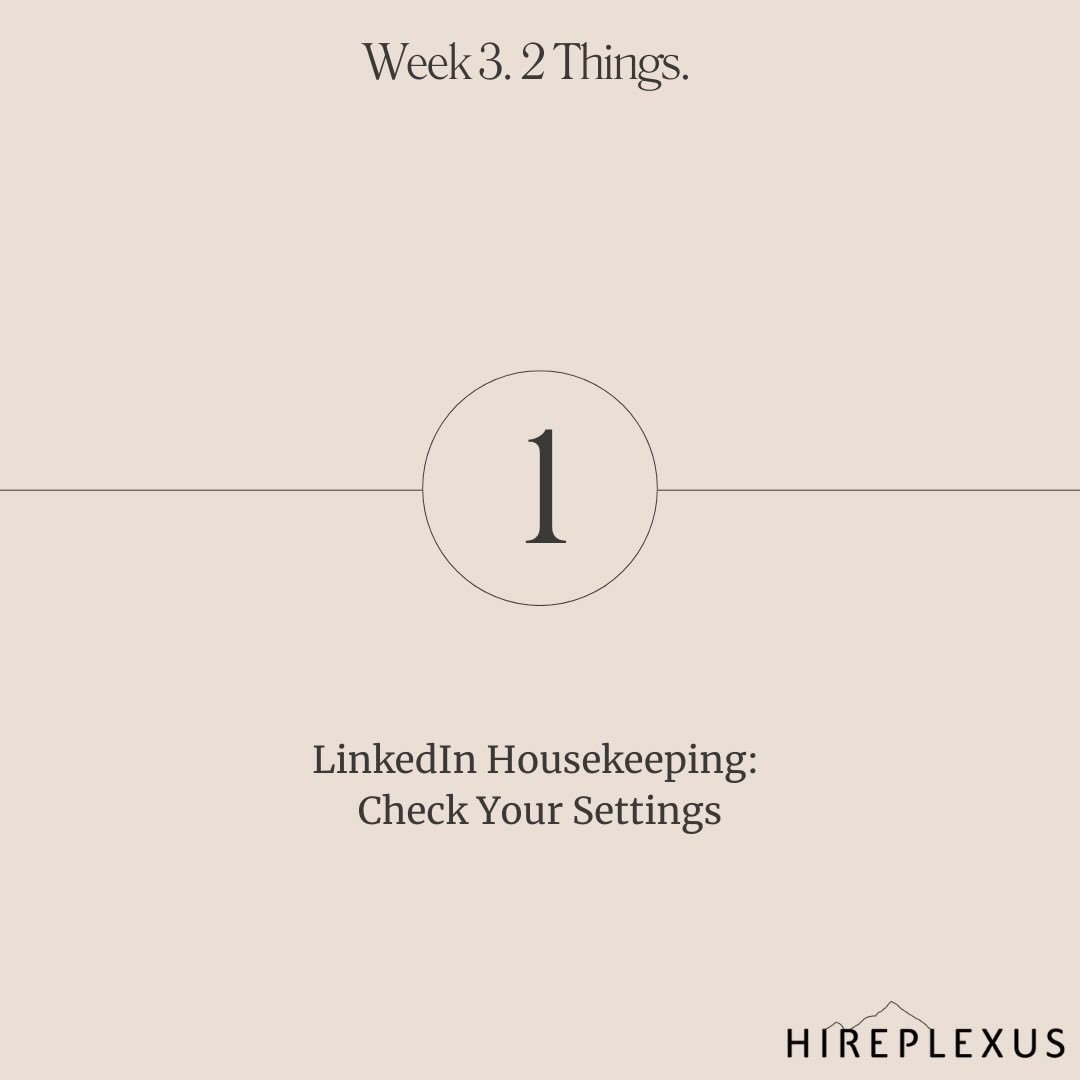 Week three in my series of kick-starting a search covers two quick wins with your digital footprint: cleaning up old emails and checking your LinkedIn profile settings. 

Keeping a clean digital footprint is important as to how you show up in search 