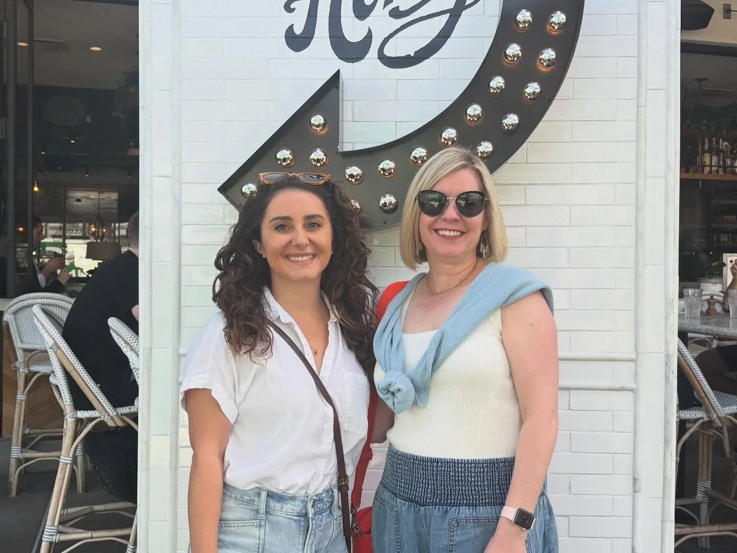 A super fun coffee this morning in sunny San Diego ☀️ Happiness is making decade long connections. ❤️