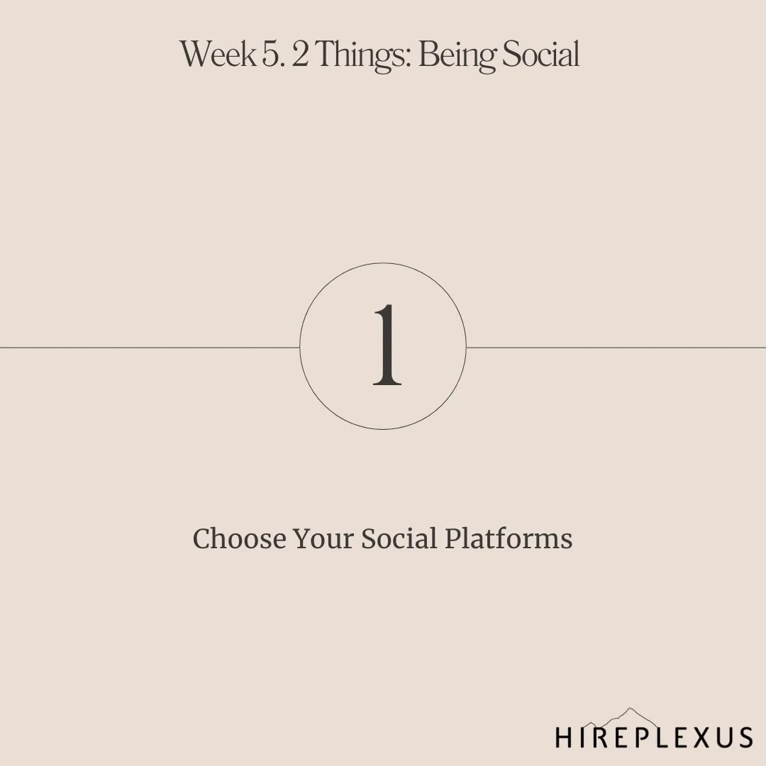 Week 5 in my series on kick-starting a job search is about starting to be social (without the pressure).

You don&rsquo;t need to suddenly become a &ldquo;thought leader&rdquo; or post every day for social media to support your job search.

This week