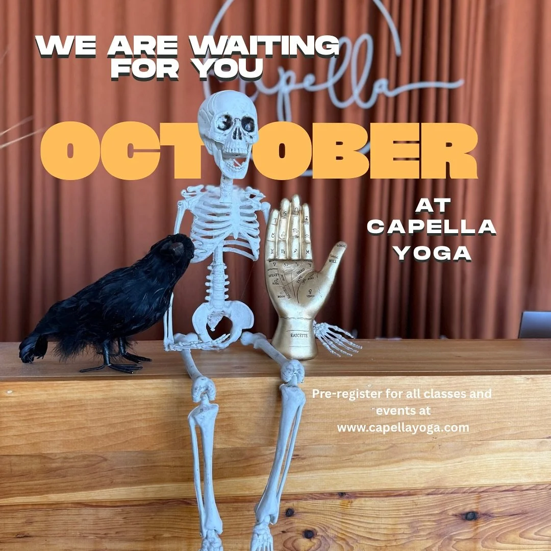 How is October almost over already?! 🍂✨
Time’s flying, but you’re still in luck — we’ve got a few amazing wellness events left this month, plus classes 7 days a week to keep you grounded through the season. 
📅 Sunday, Oct