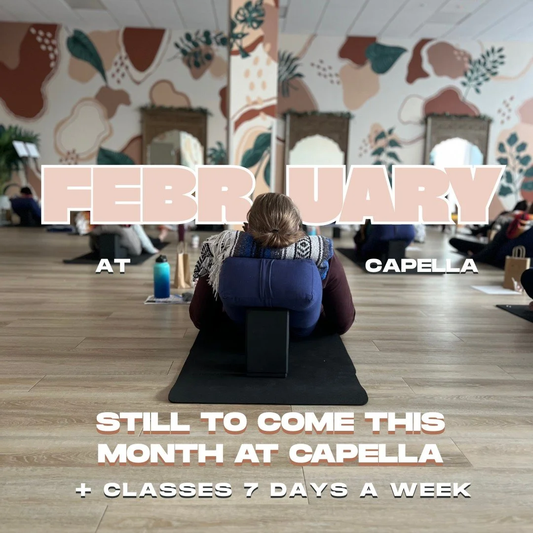 🌙 Still to Come at Capella &ndash; February 

Winter isn&rsquo;t quite over yet, but the good stuff is still ahead .. We&rsquo;ve got a few beautiful events coming up to help you reset, recharge, and stay connected as we move toward the other side o