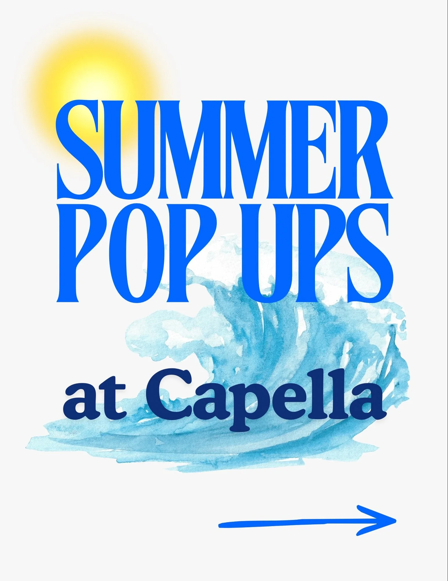 ☀️ Summer Pop-Ups Are Here @capellayoga 

Looking to stay moving, motivated, and strong this summer? We&rsquo;ve added a few special classes to help you make the most of the season while continuing to prioritize your health and well-being.

✨ Monday 