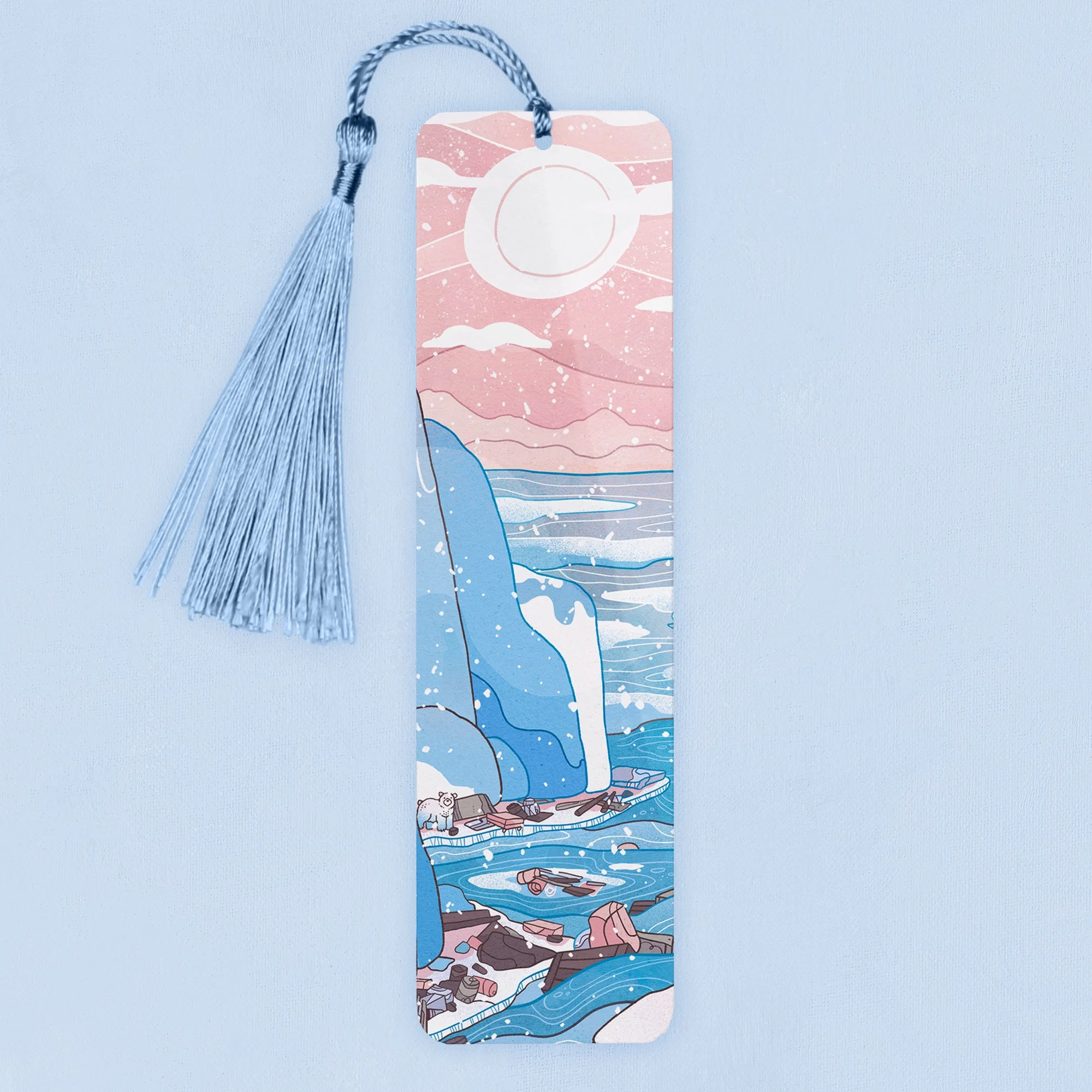 Blue Mountains Aluminium Bookmark