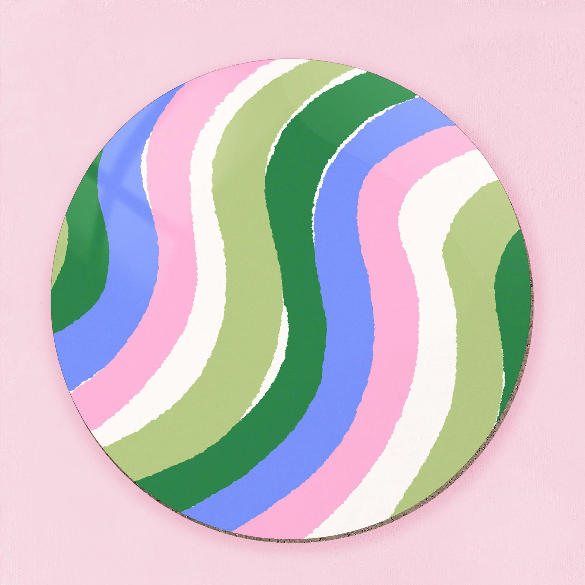Pastel Waves Coaster