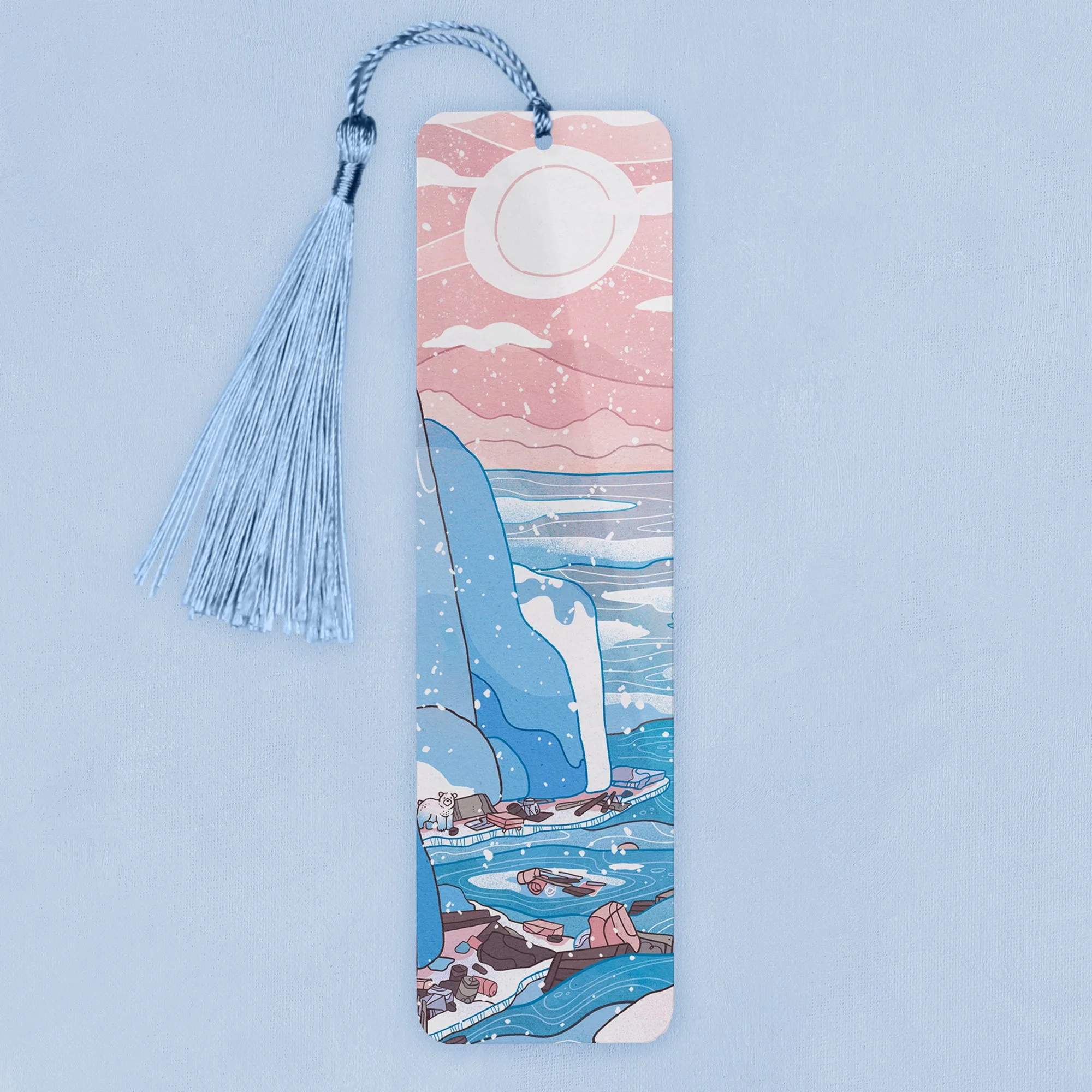 Blue Mountains Aluminium Bookmark
