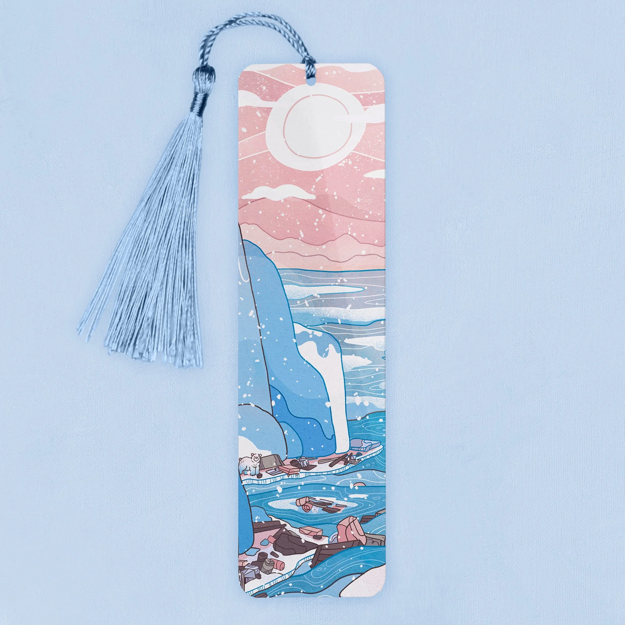 Blue Mountains Aluminium Bookmark