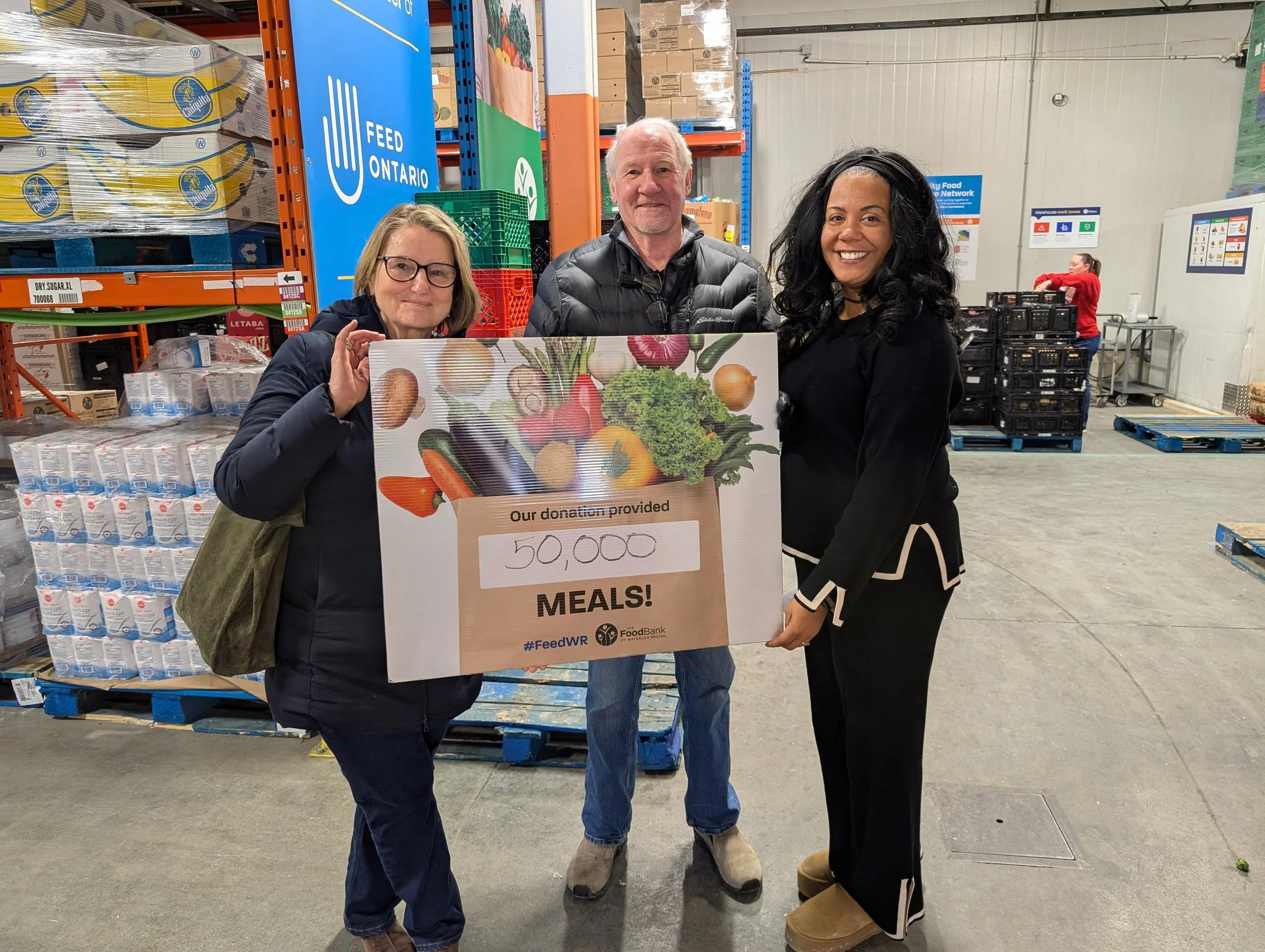 Trinity donates $25 000 to The Food Bank of Waterloo Region