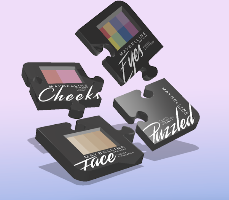 Packaging Design: Maybelline Puzzled