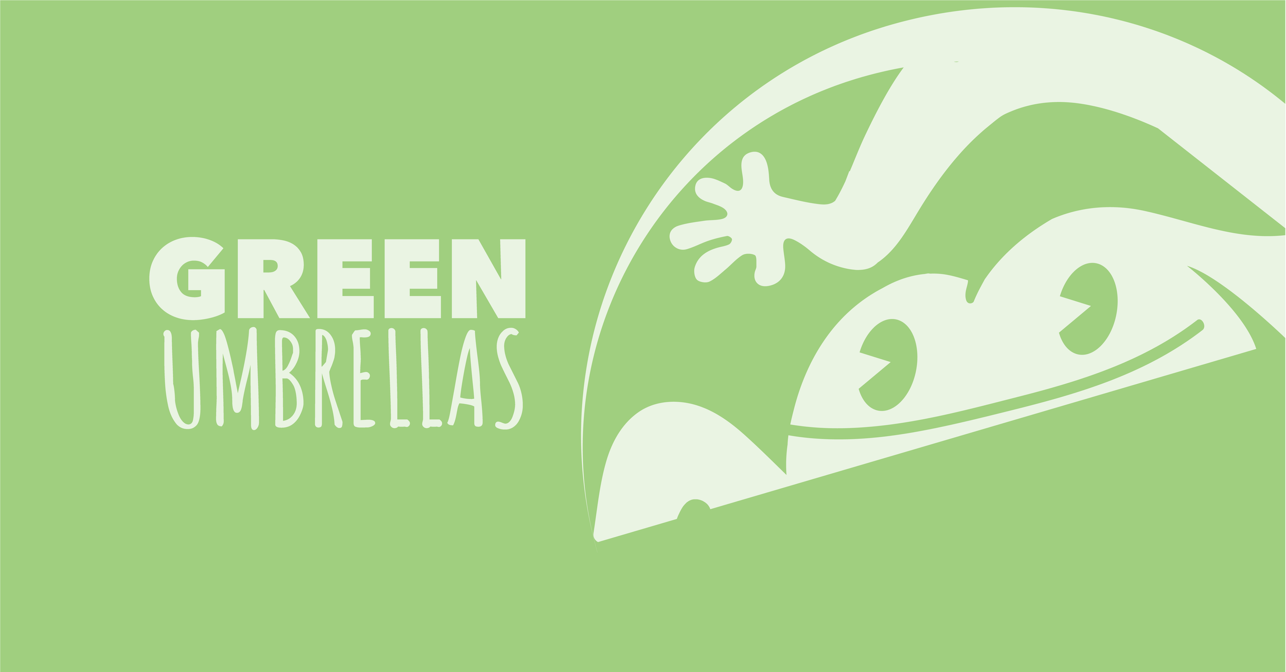 Multimedia & Product Branding: Green Umbrellas