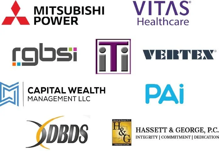 Logo's of the current business tenants