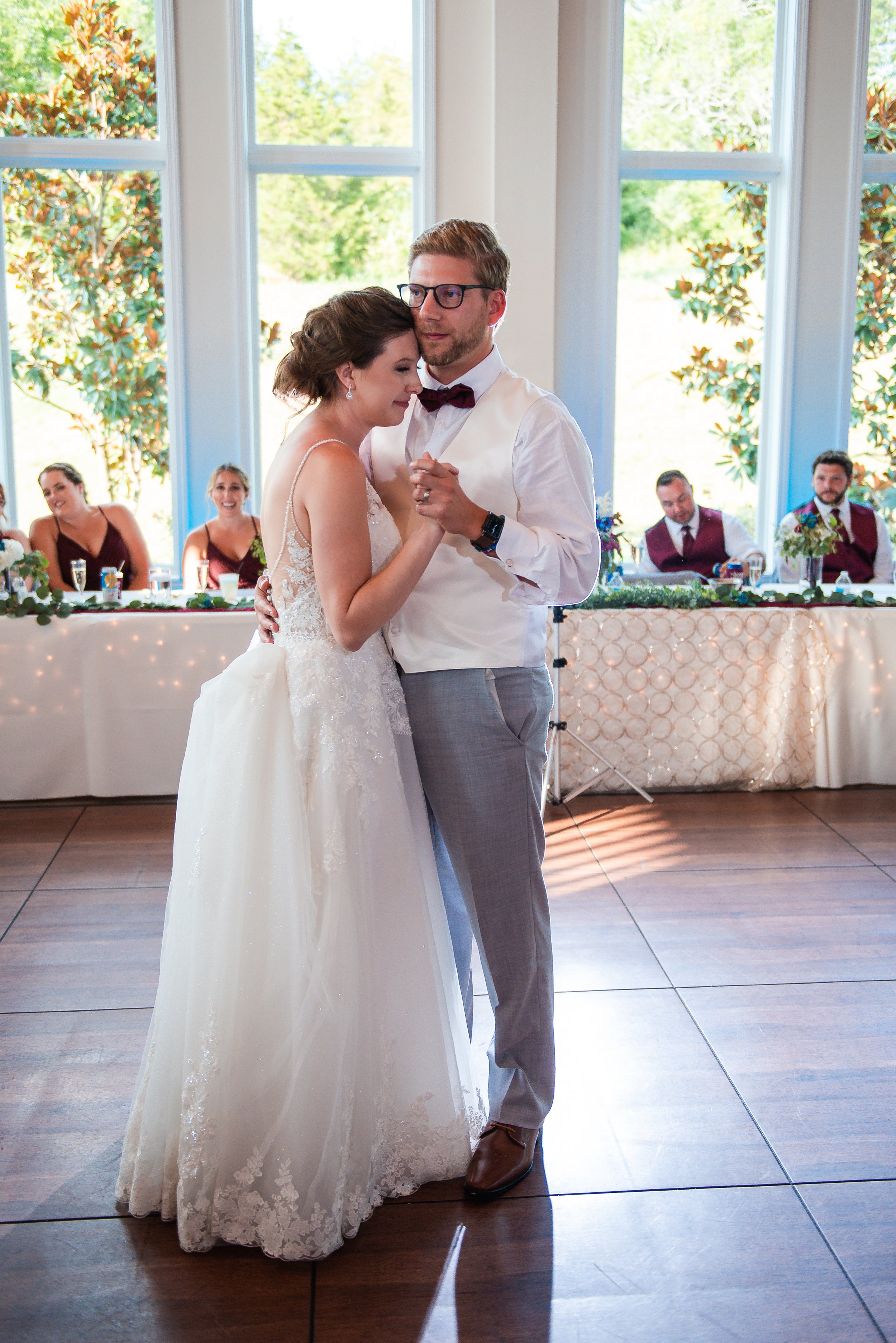 This is a scenic boho elegant rustic view of the inside of the award-winning reception hall outdoor mansion wedding venue Rosewood Manor in Miamisburg at Magnolia Estate. Surrounded by the Greater Dayton, Columbus, and Cincinnati areas. 