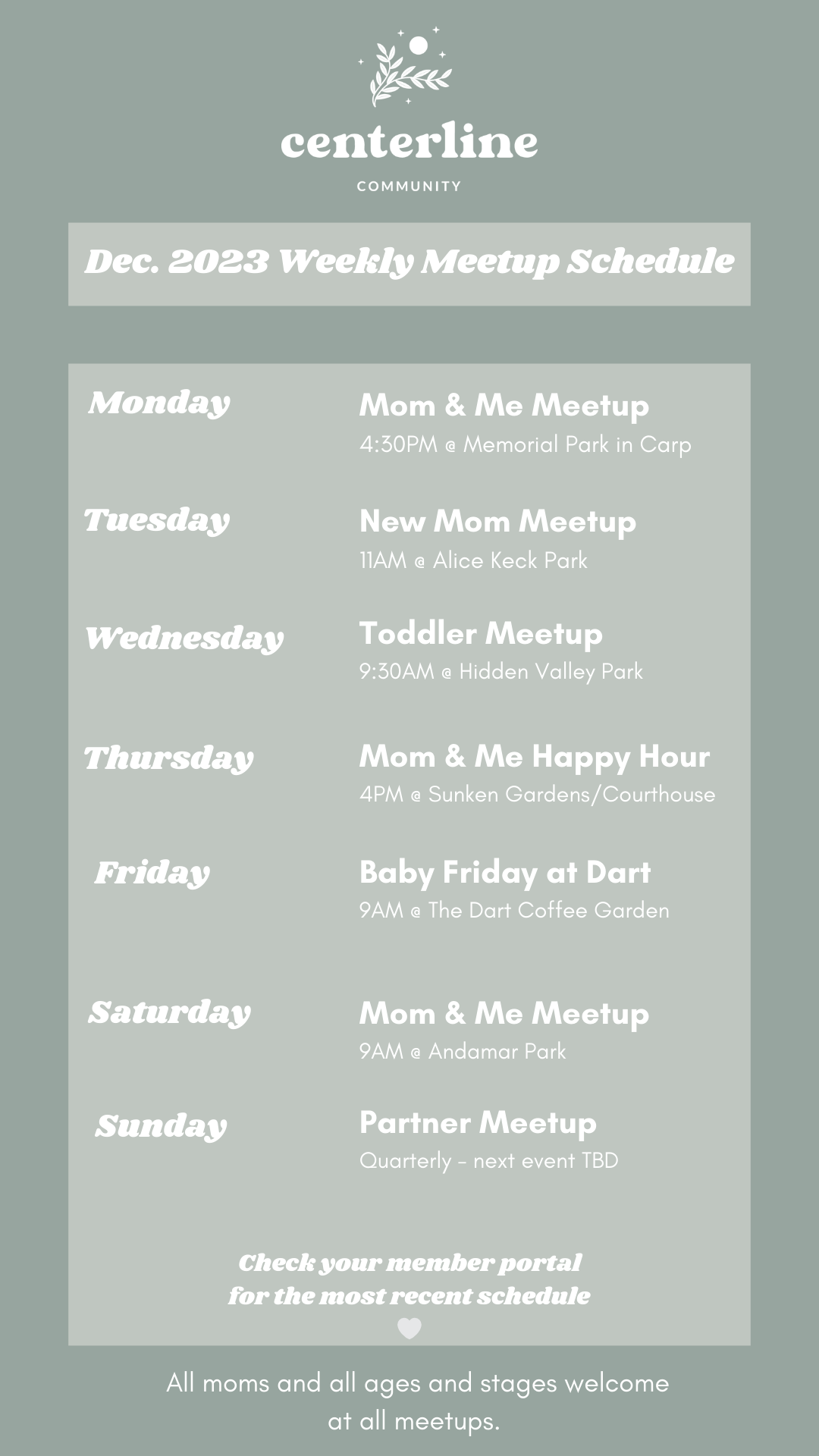 Current Meetups — Centerline Community