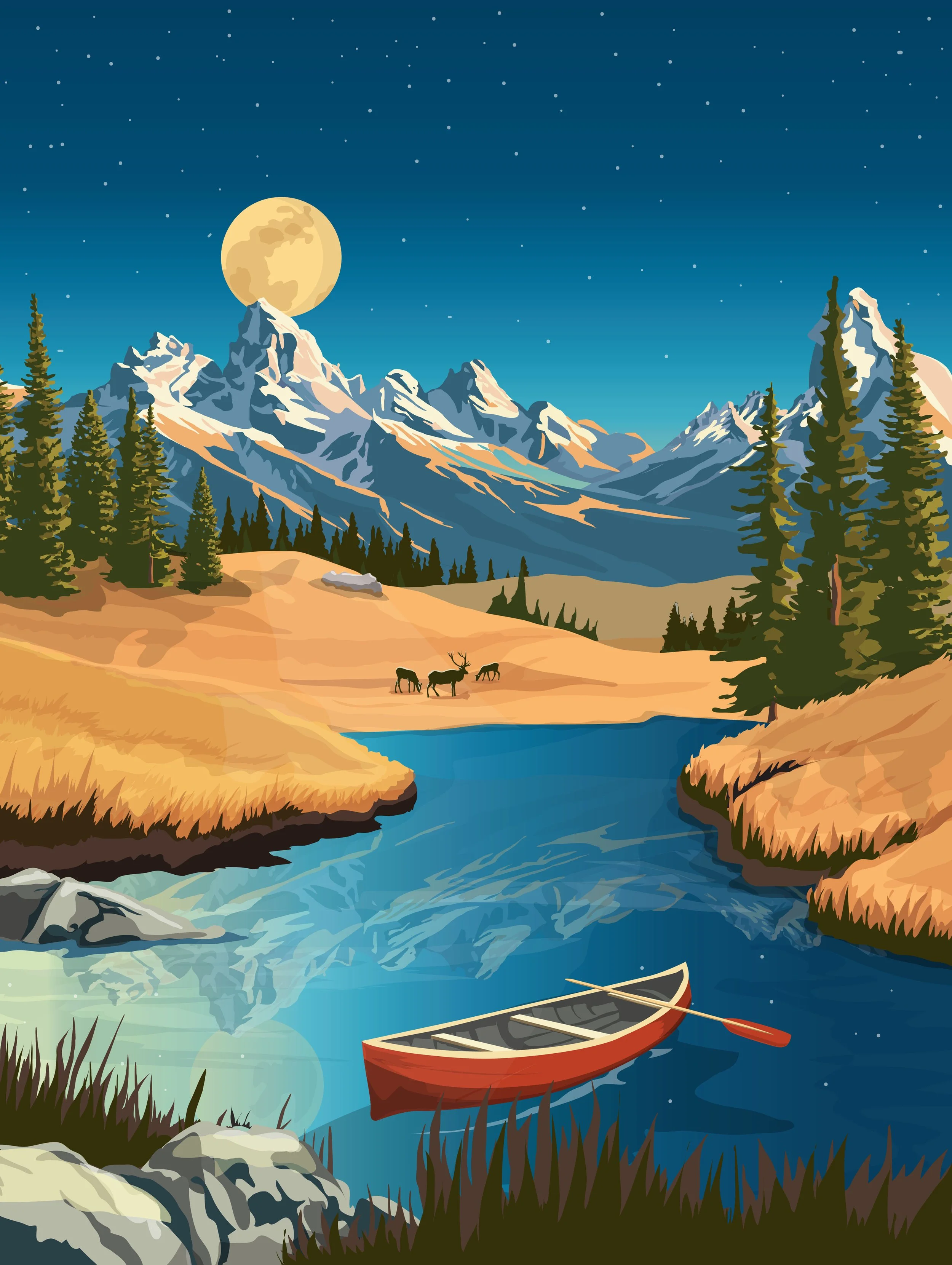 Grand Teton National park ©Carta Bella Paper Co.