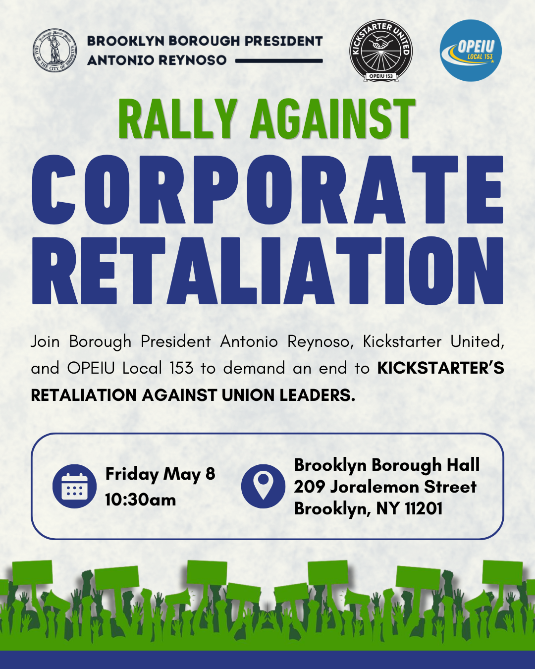 Kickstarter United Rally Against Retaliation