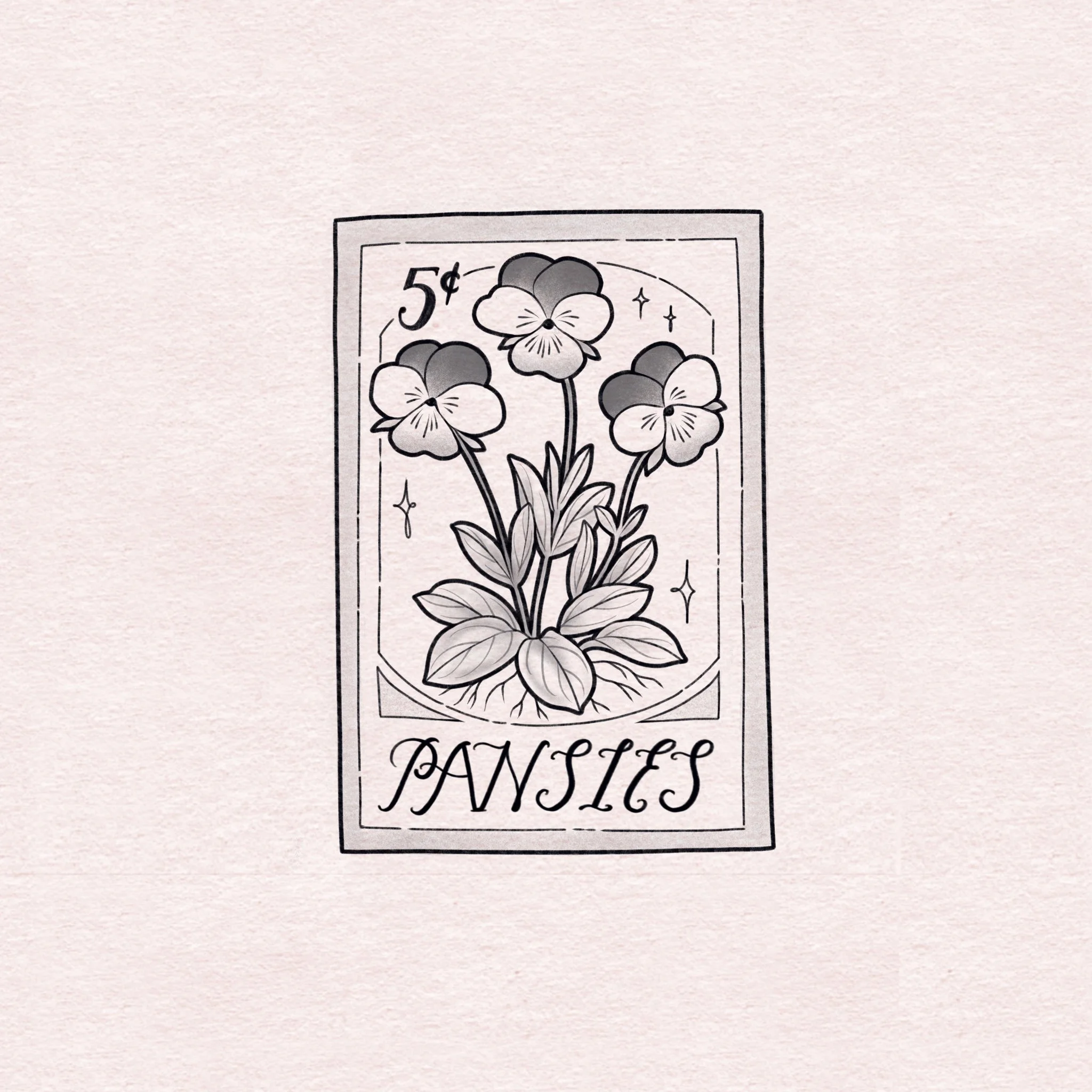 Pansy Seed Pack - 4.5”