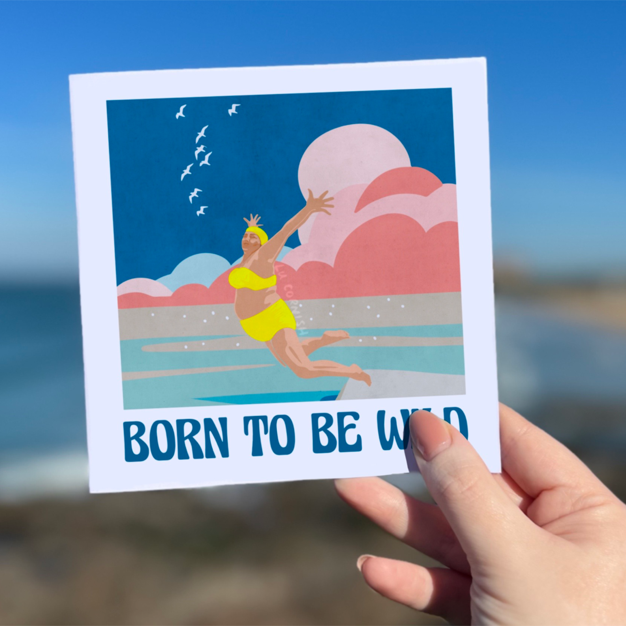 Wild Swimming Cards by Lu Cornish
