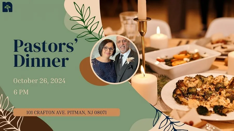 Join us in celebrating our pastors! We will be having a dinner on Saturday and the celebration will continue on Sunday with our bilingual service.