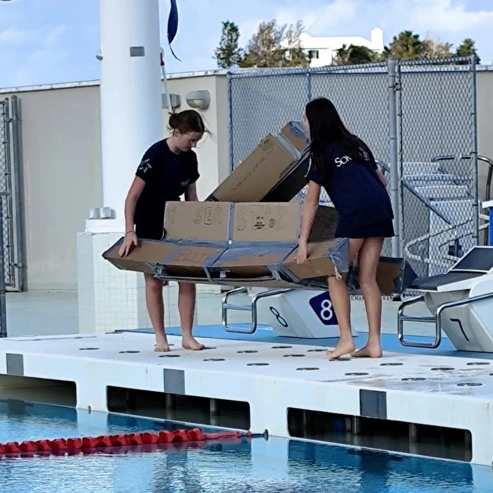 Somersfield Makes a Splash at the Cardboard Boat Competition
