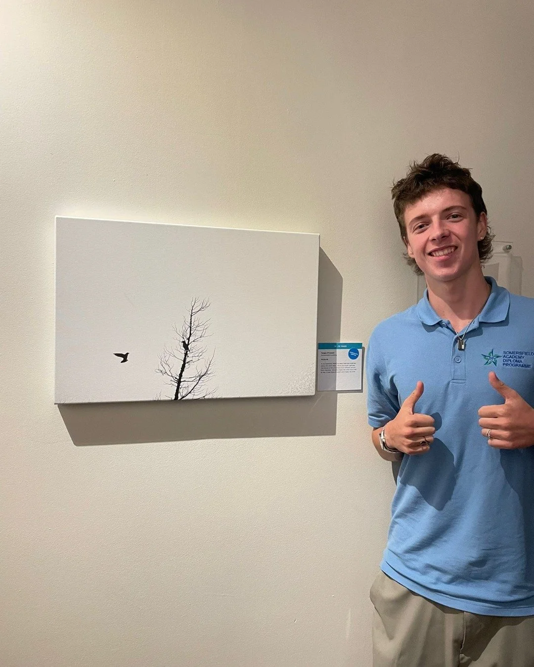 Somersfield Academy students were proudly recognised at the seventh Grundy Youth Photography Competition Prize Giving and Exhibition Opening at the National Museum of Bermuda. In the Primary division, Ibrahim Danish '35 earned First Place in the Berm