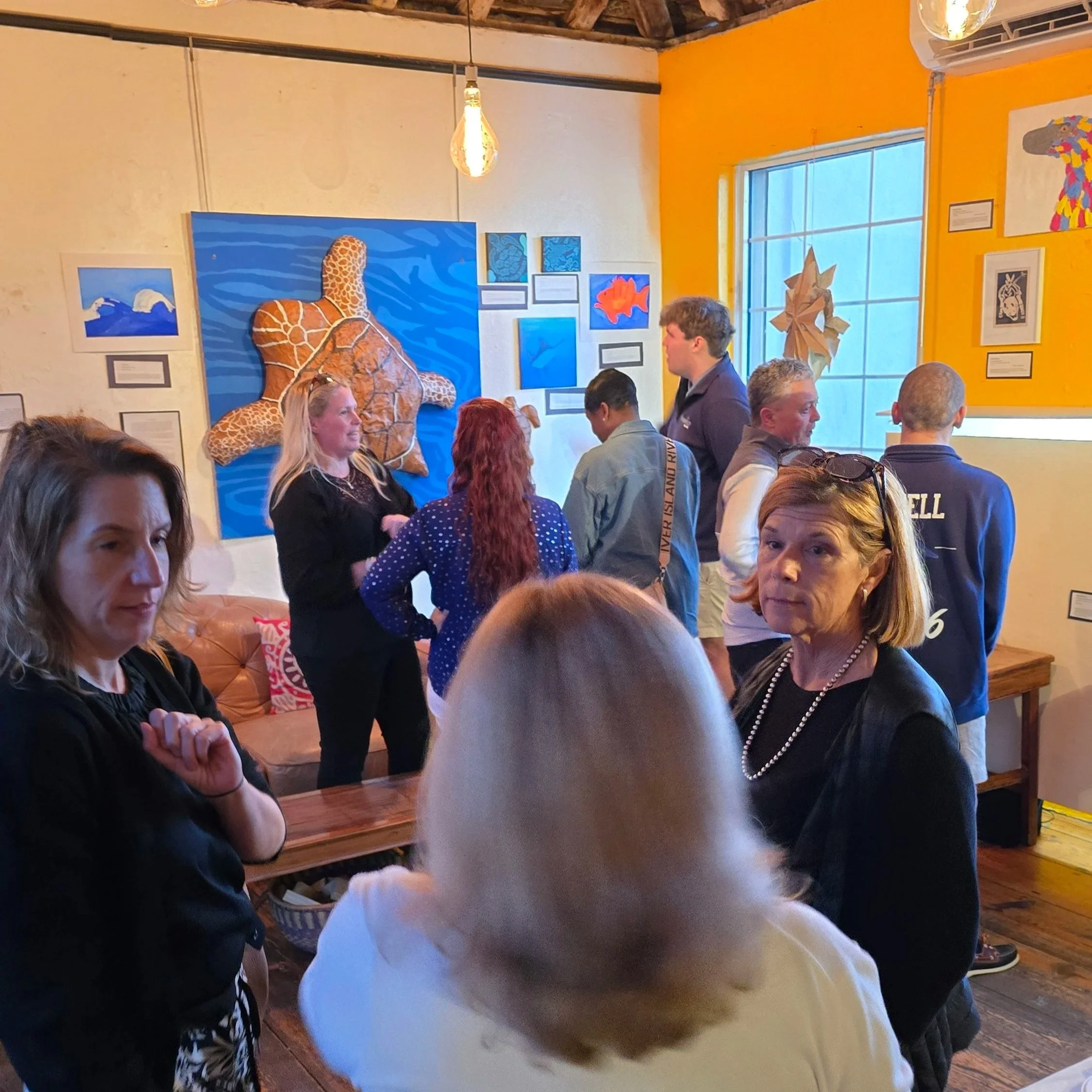 DP2 Students Present Visual Arts Capstone Projects At Rock Island Cafe