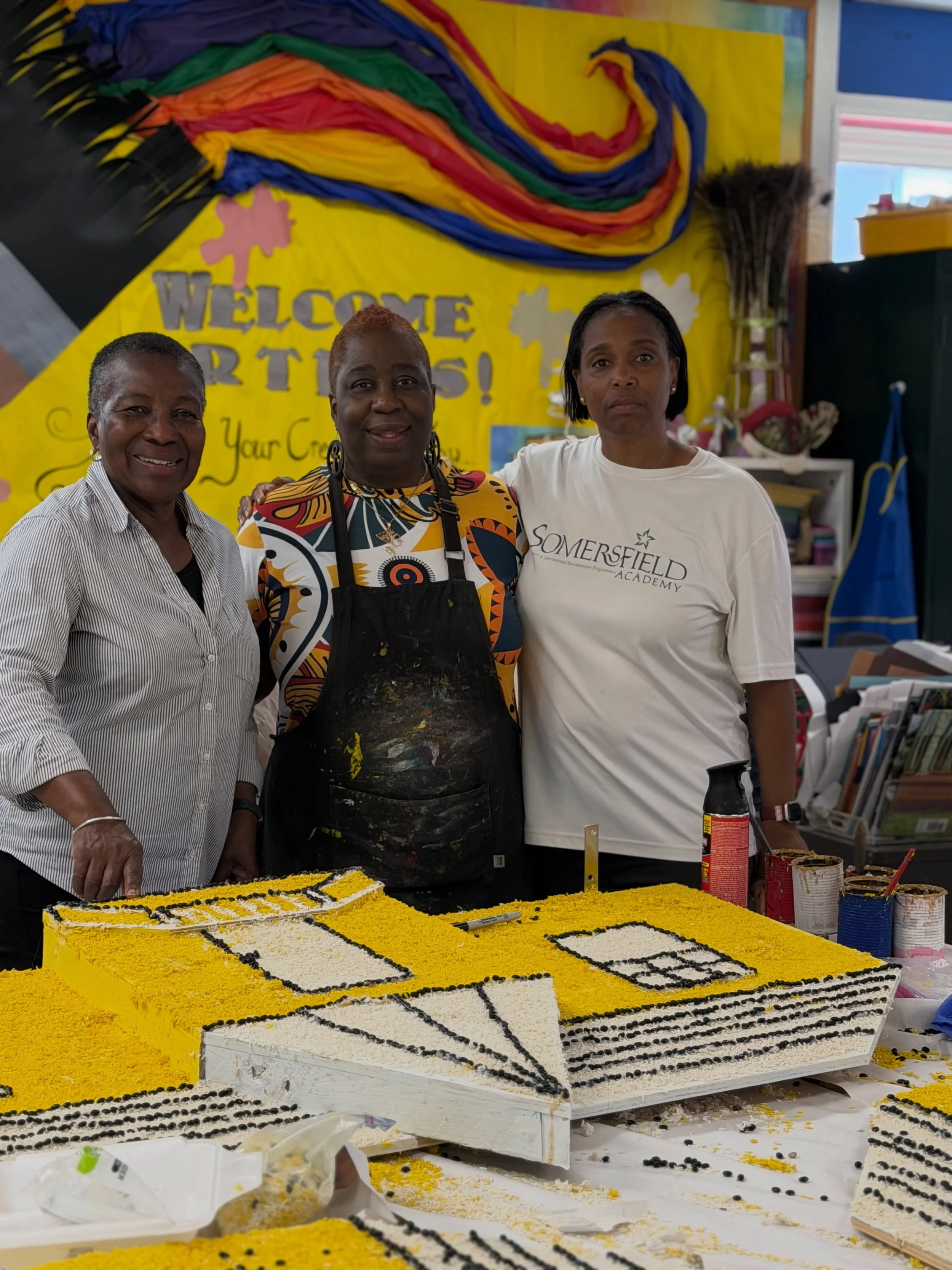 🎨 Meet the DREAM TEAM! 

Nicole Ratteray (Primary Art), 
Louise Tannock (MYP Art) 
Nicole Robinson (Children&rsquo;s House Art) 

Together, they are leading the school in a journey through art to celebrate Somersfield&rsquo;s 35tlh Anniversary by en