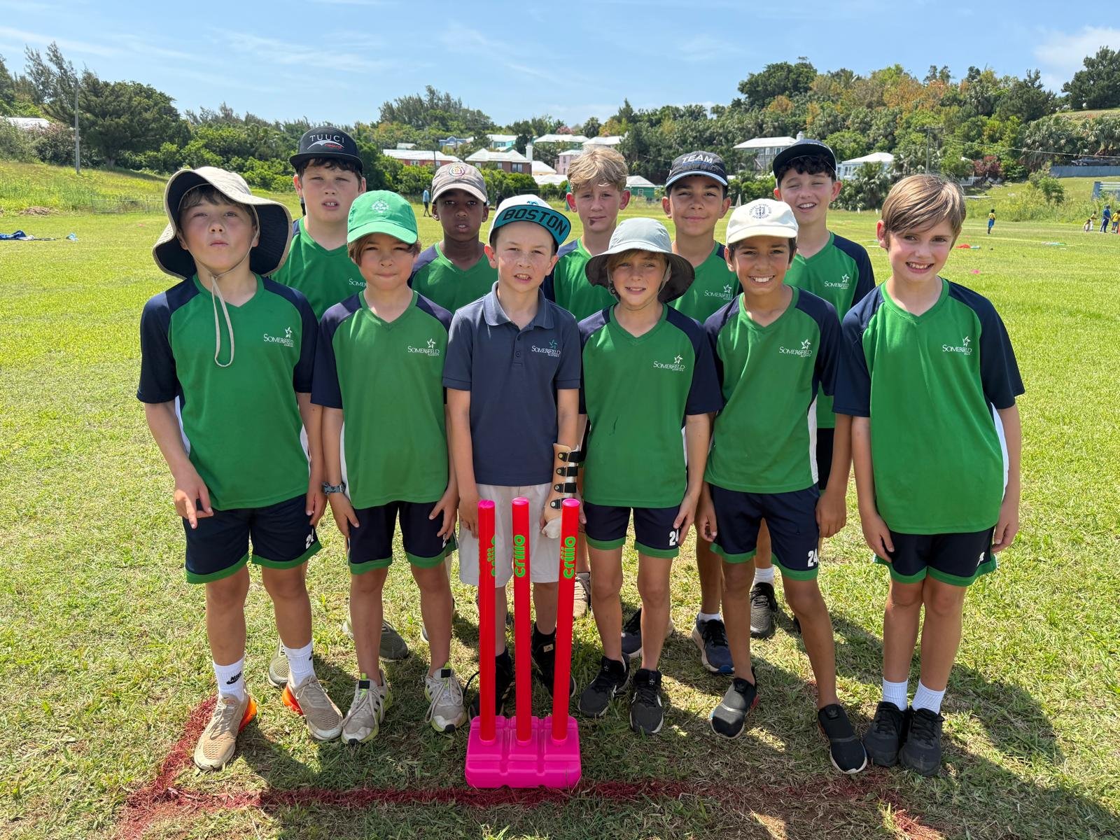 P6 Boys Display Grit and Teamwork at Cricket Super 8’s