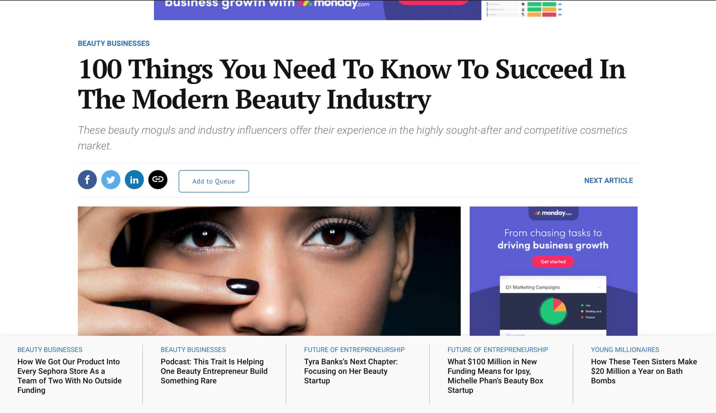 Congratulations Nikia! You've Been Featured on Entrepreneur.com