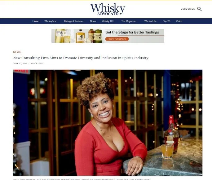 Black Bourborn Society Featured in Whisky Advocate