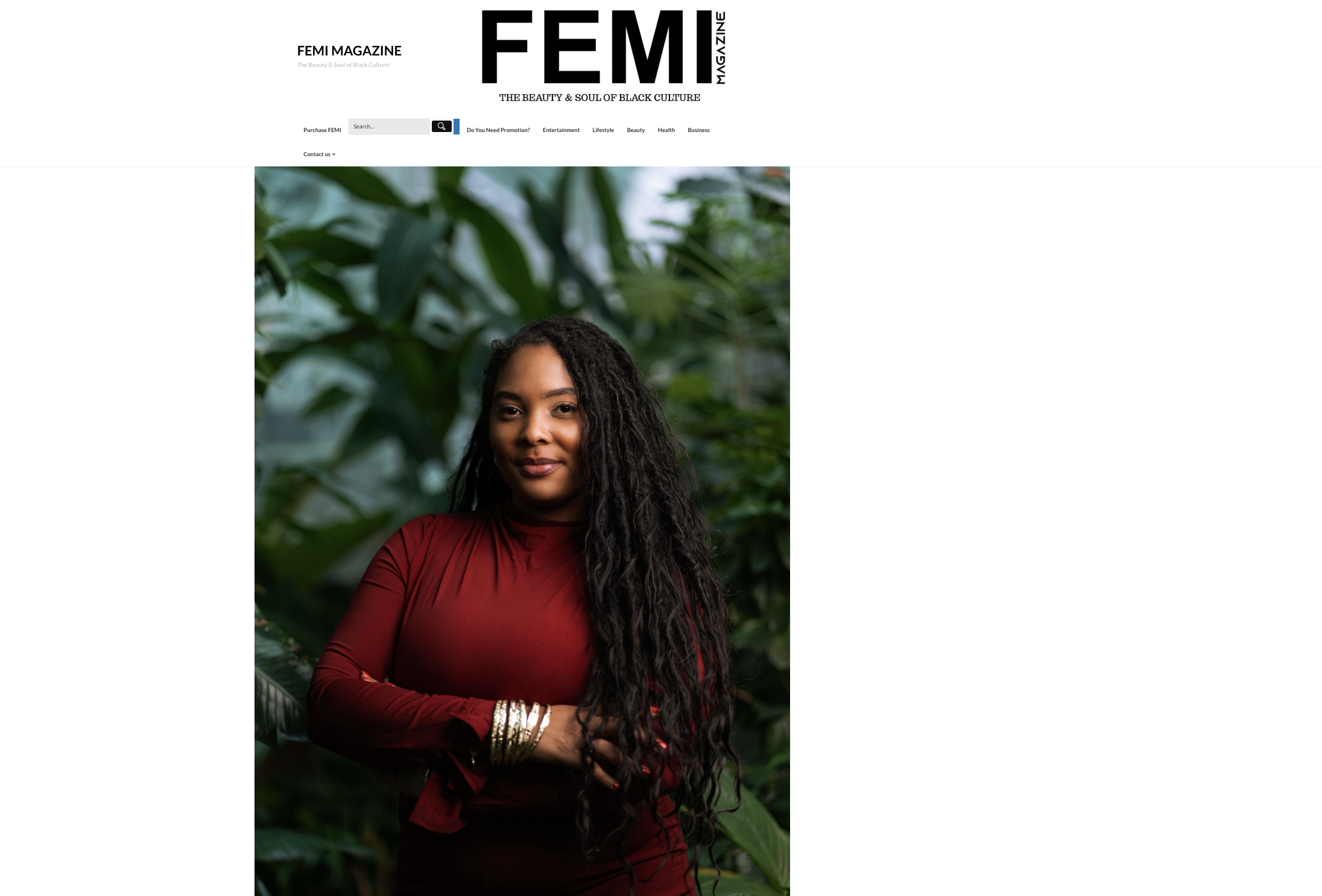 TIFFANY STEWART FEATURED IN FEMI MAGAZINE