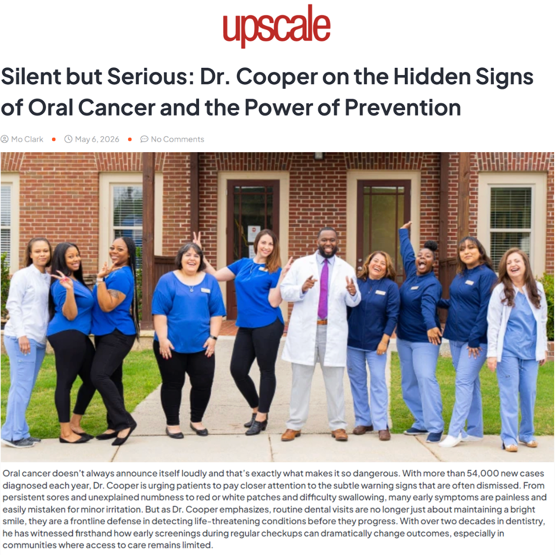 DR. COOPER FEATURED ON UPSCALE