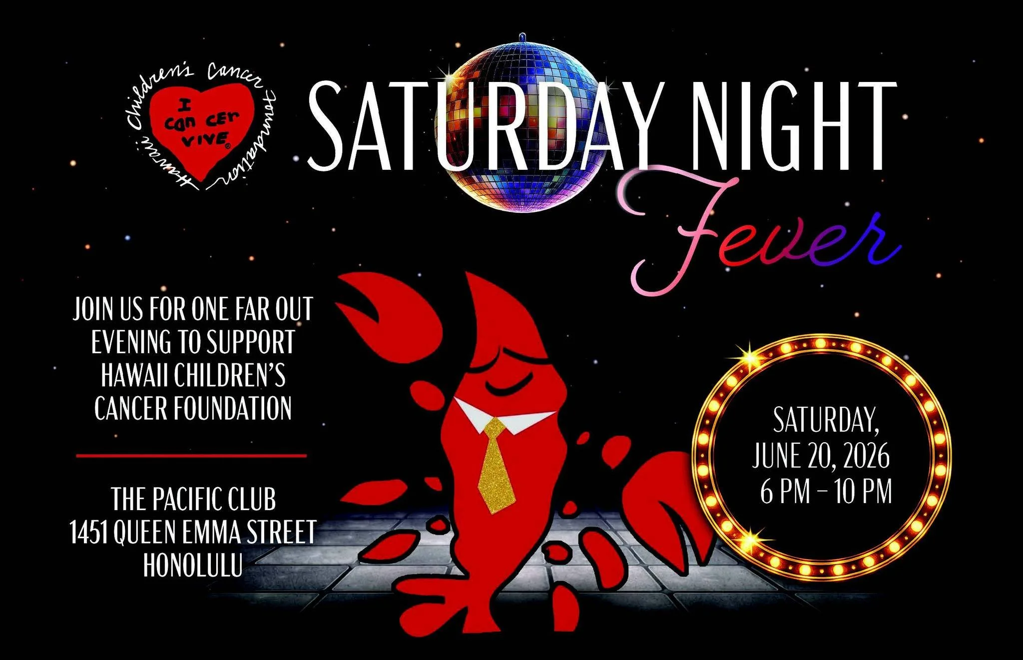 It&rsquo;s that special time of year when our community comes together for a cause close to our hearts. 💛 We are excited to announce our annual fundraiser for the Hawaii Children&rsquo;s Cancer Foundation, which will be held on Saturday, June 20th a