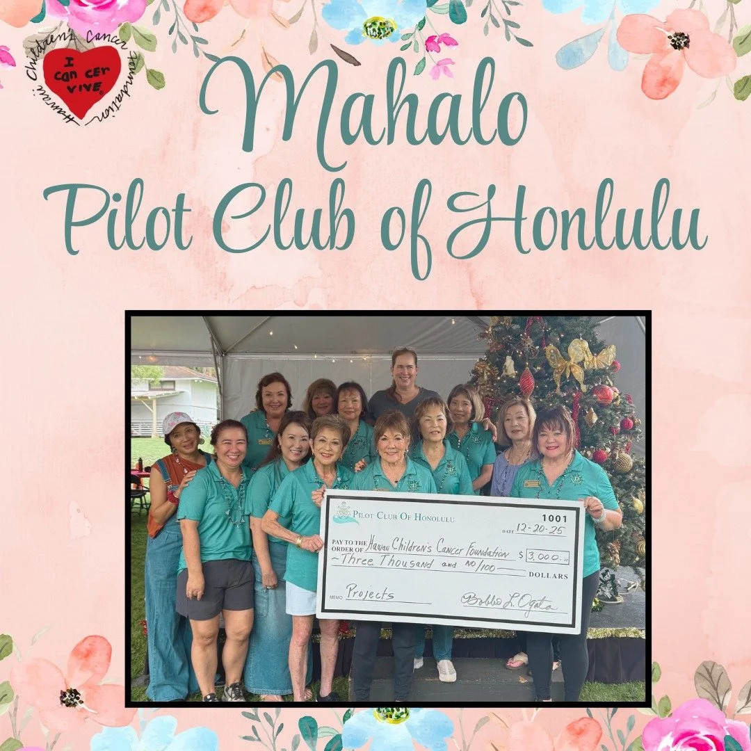 A BIG Mahalo to the Pilot Club of Honolulu for their hands-on support and generous donation to HCCF.  We are so grateful for this continued partnership and the positive impact we are making together in our community.  Your help is powerful in the liv