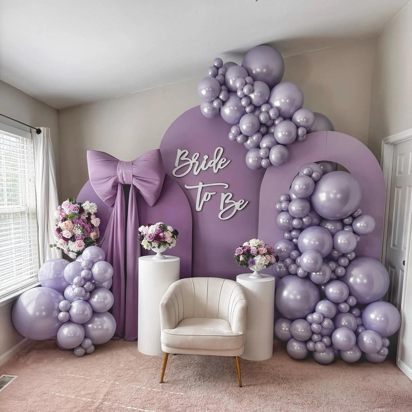 Time to take this beauty down and put up another one&hellip;

Save this as inspiration for your event! 💜