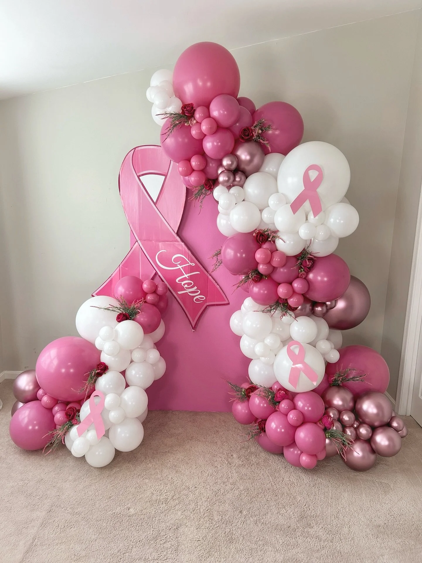 Faith is the confidence that what we hope for will actually happen; it gives us assurance about things we cannot see... 🎀

Balloon Colors: 
Tuftex White
Tuftex Pixie Pink
Sempertex Reflex Pink