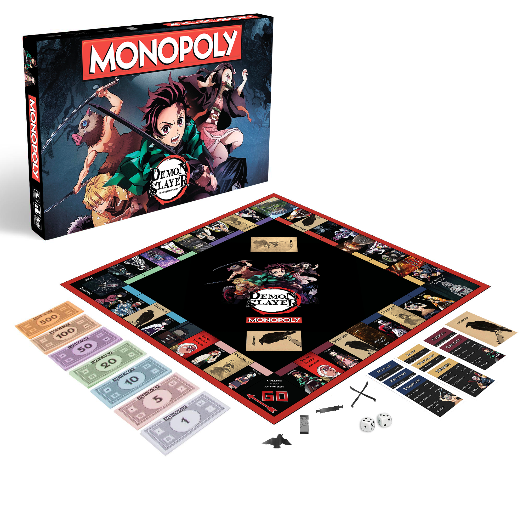 Monopoly Board Game (Demon Slayer) — Fiona Rose Designs