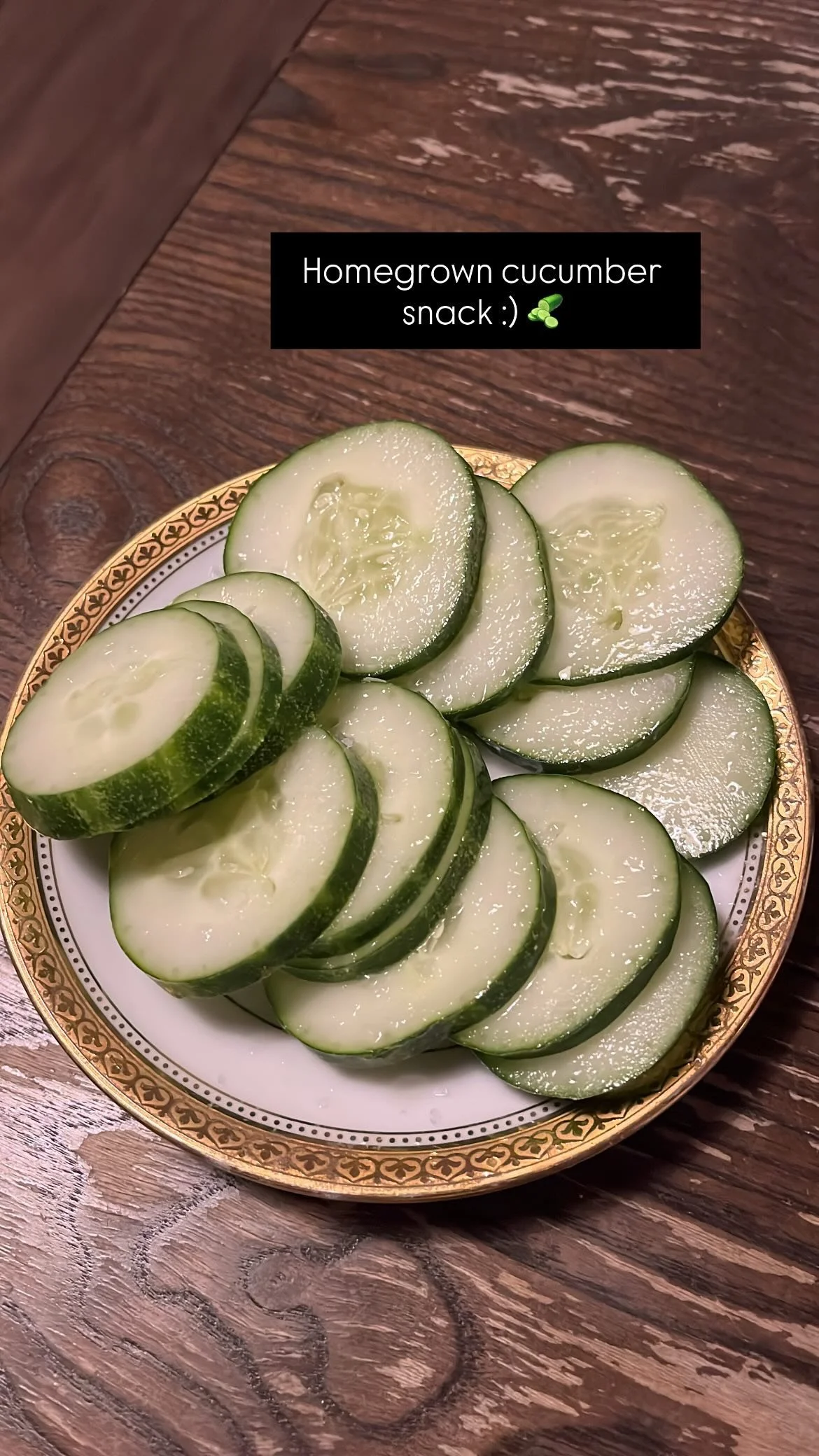 Homegrown Cucumber!