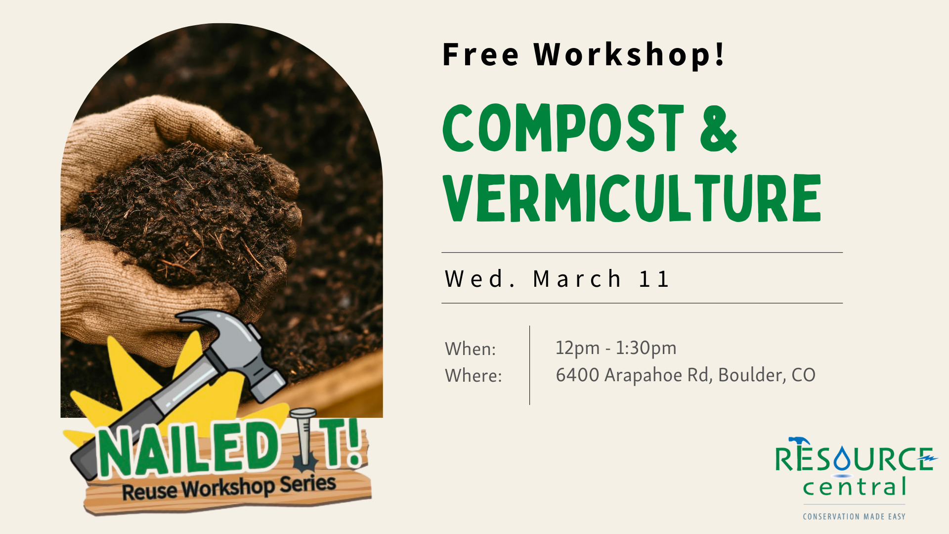 Nailed It! Workshop: Compost & Vermiculture