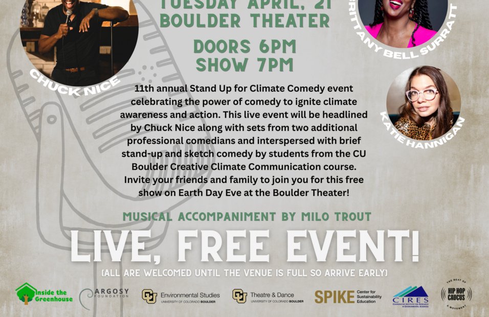 Earth Day Eve, Stand Up for Climate Comedy!