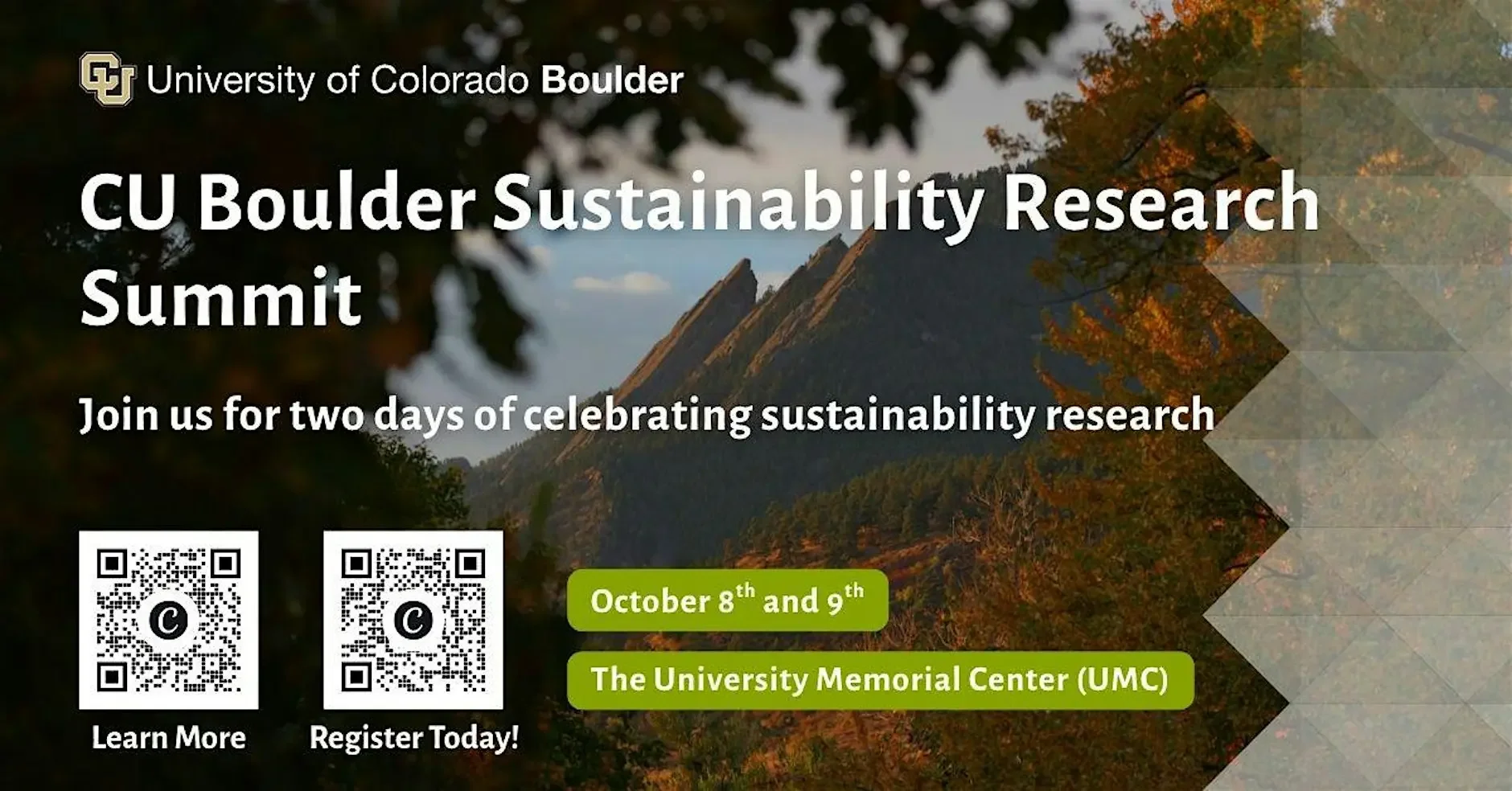 CU Boulder Sustainability Research Summit